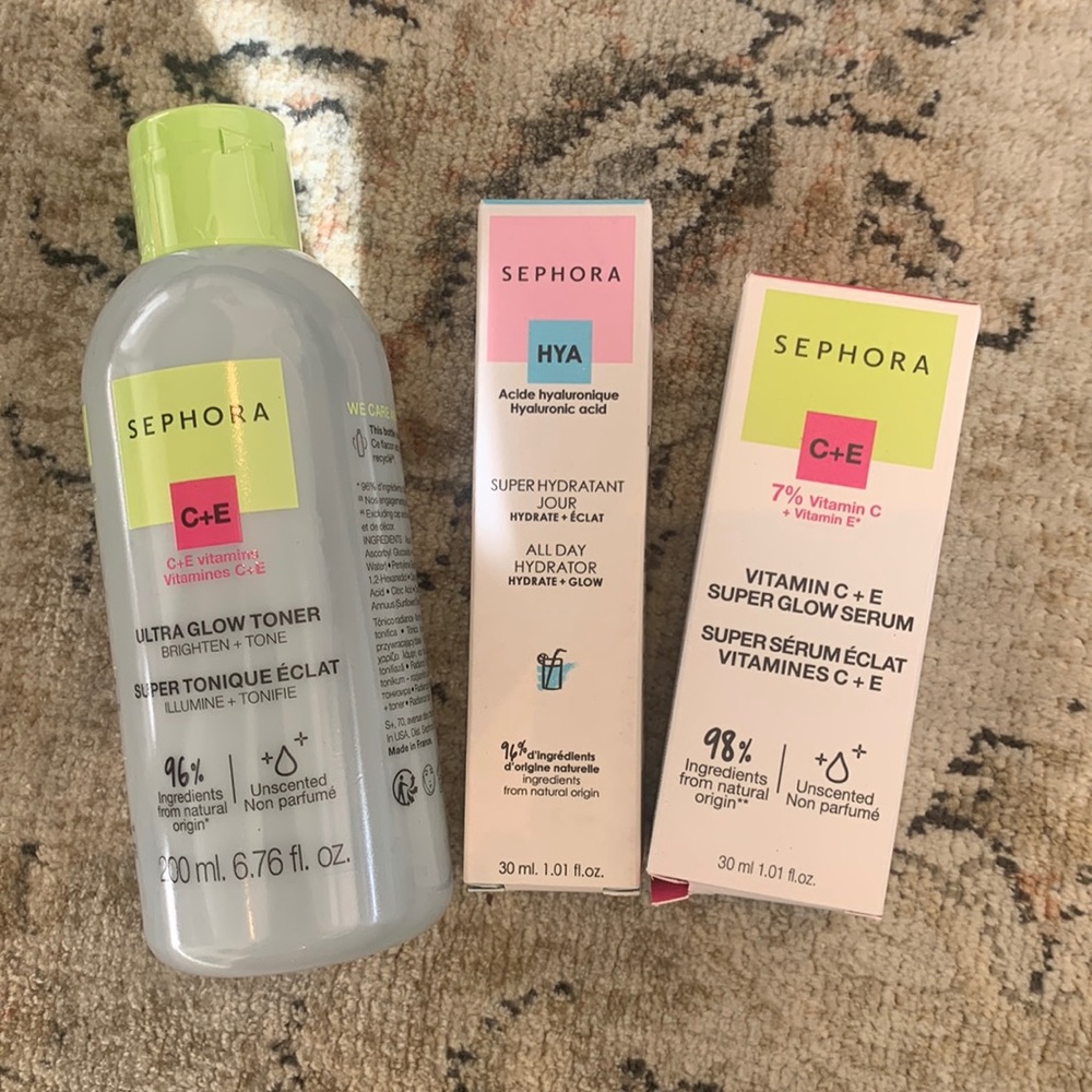 NEVER USED/OPEN - Sephora skincare